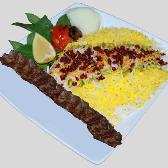 Beef Kebab & Saffron Rice
