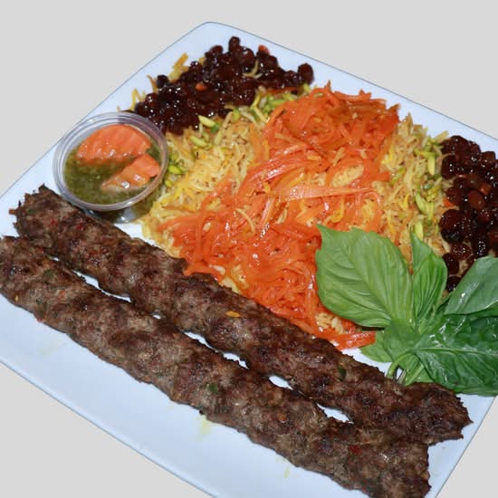 Double Beef Kebab & Kabuli Rice