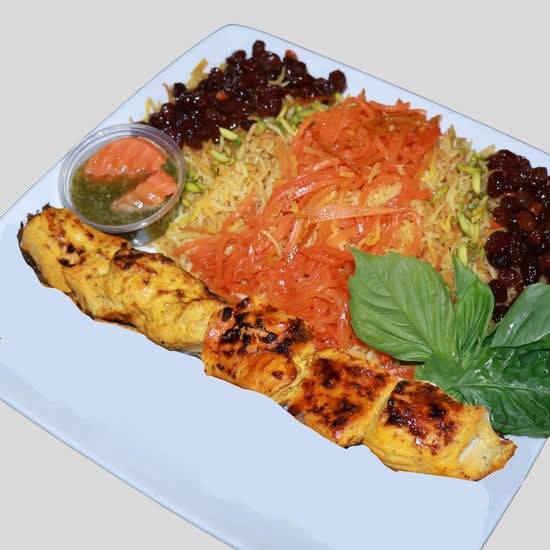 Chicken Kebab & Kabuli Rice