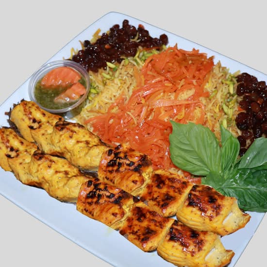 Double Chicken Kebab & Kabuli Rice