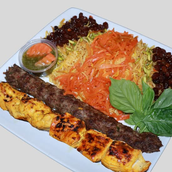 Mixed Kebab & Kabuli Rice