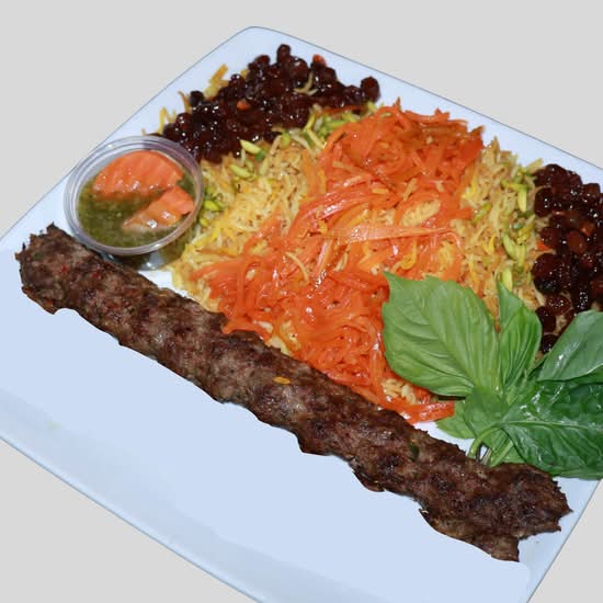 Beef Kebab & Kabuli Rice