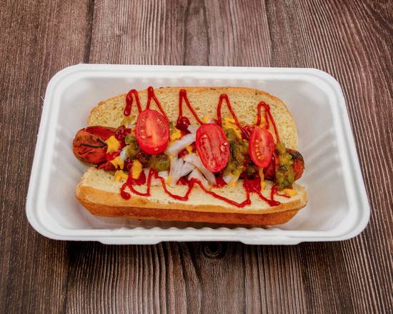 Traditional Toronto Vendor Hot Dog